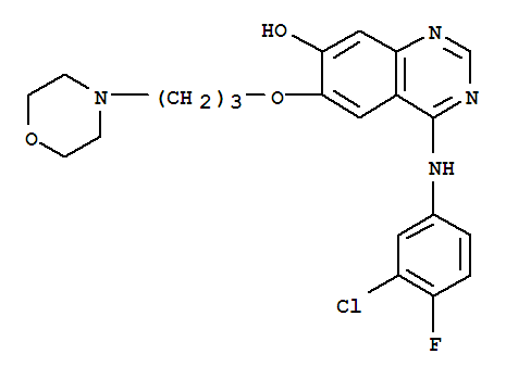 7-羥基喹唑啉, 4-[(3-氯-4-氟苯基)氨基]-6-[3-(4-嗎啉基)丙氧基]-