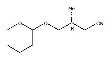(3R)-3-甲基-4-[(四氫-2H-吡喃-2-基)氧基]-丁腈
