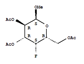 甲基 2,3,6-三-O-乙?；?4-脫氧-4-氟吡喃己糖苷